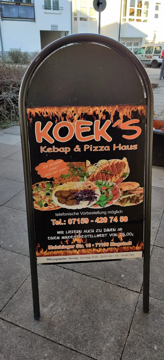 Speisekarte, Magstadter Kebaphaus