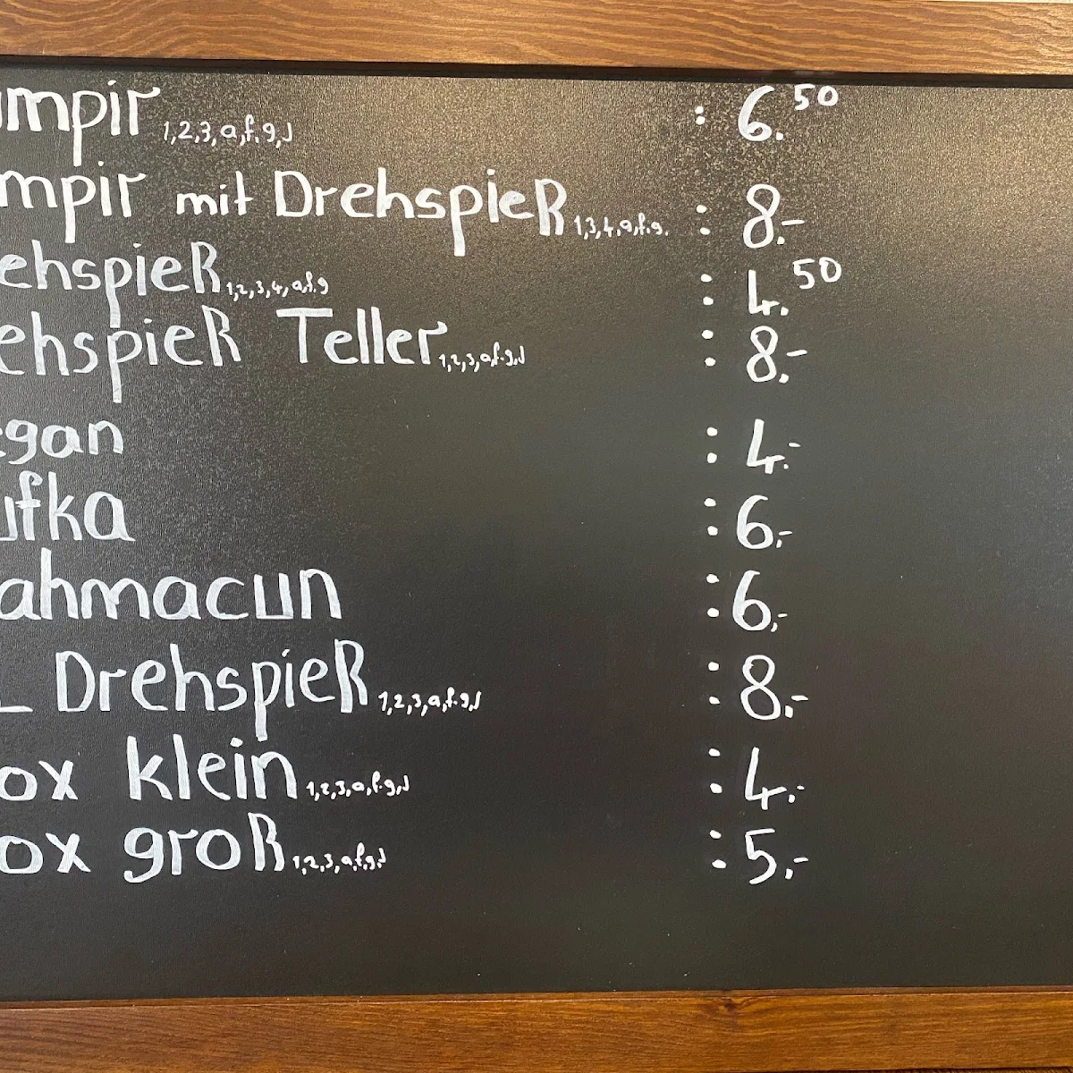 Speisekarte photo 3