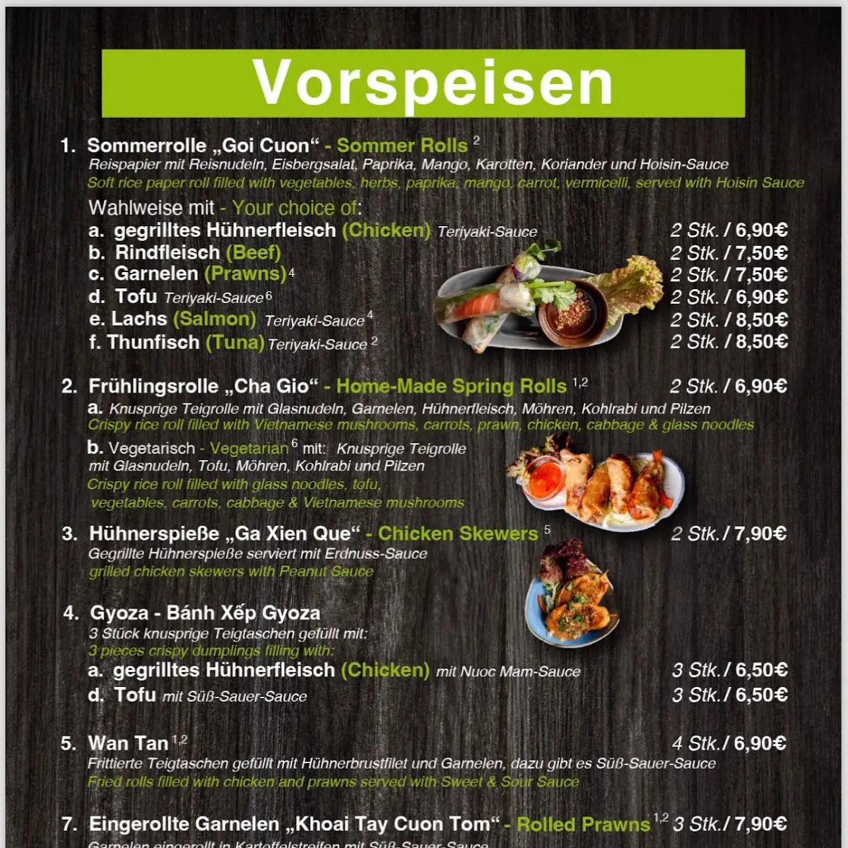 Speisekarte photo 4