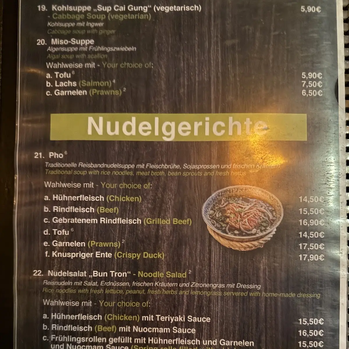 Speisekarte photo 8