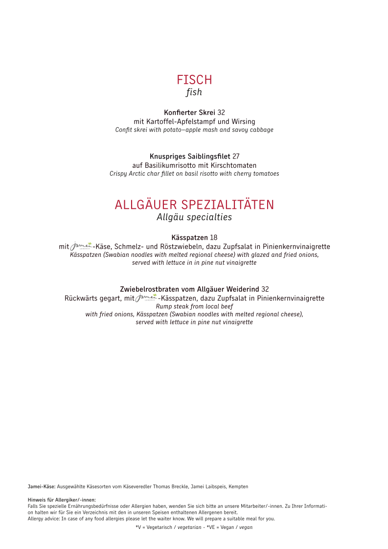 Speisekarte photo 2