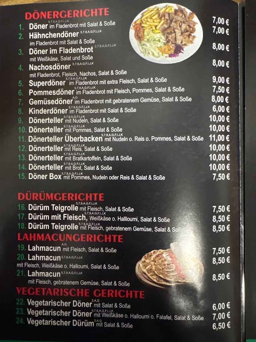Speisekarte photo 1