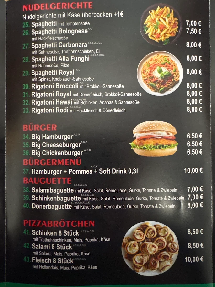 Speisekarte photo 2