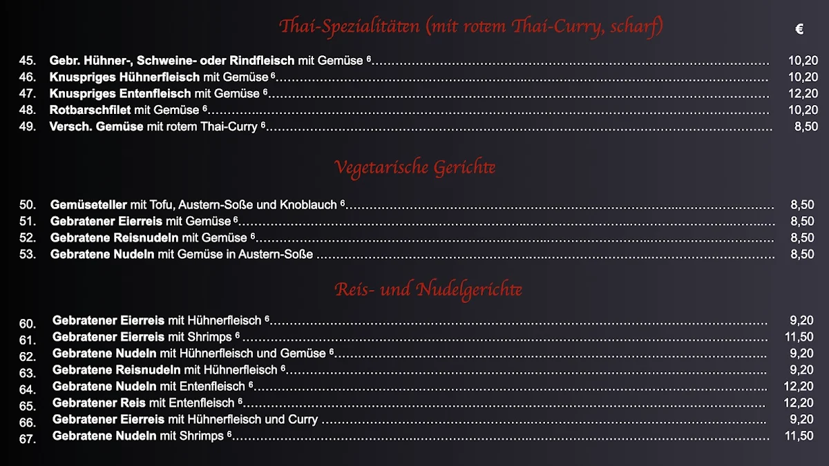 Speisekarte photo 7
