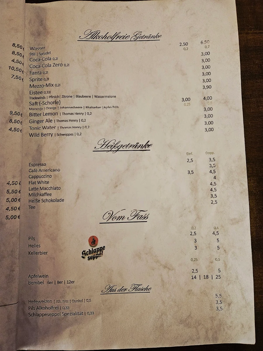 Speisekarte photo 2