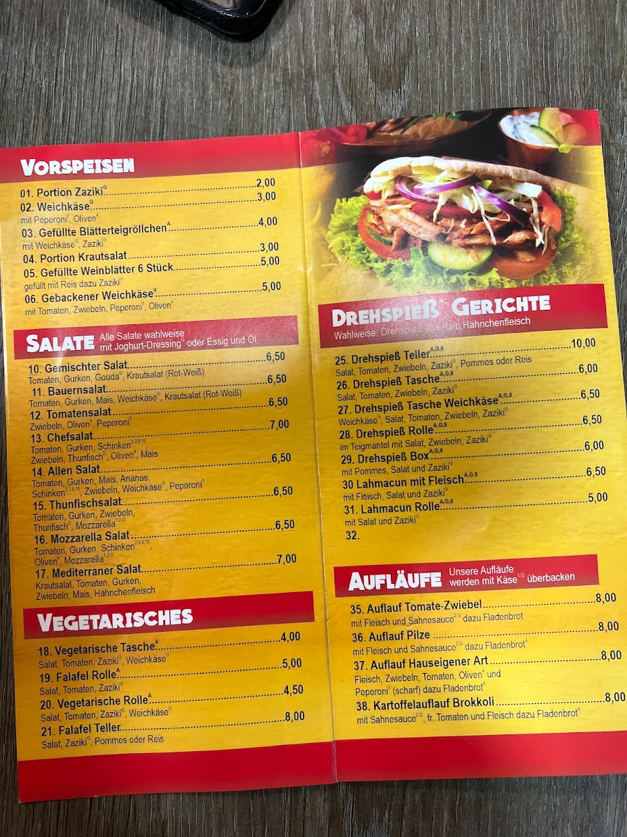 Speisekarte photo 1