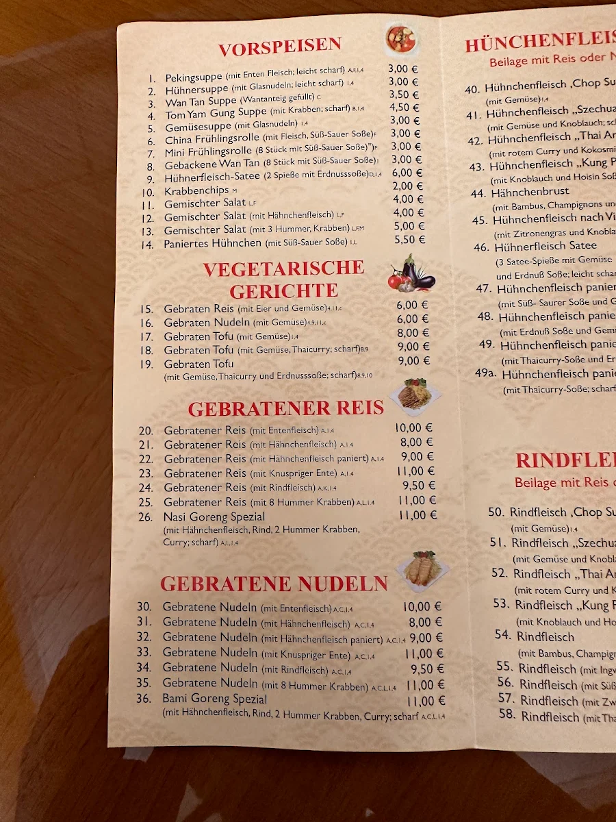 Speisekarte photo 5