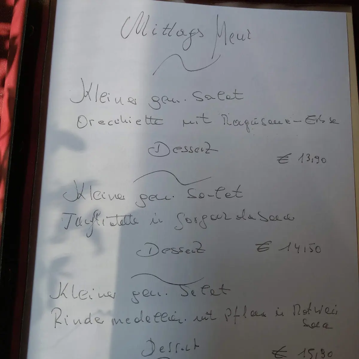 Speisekarte photo 10