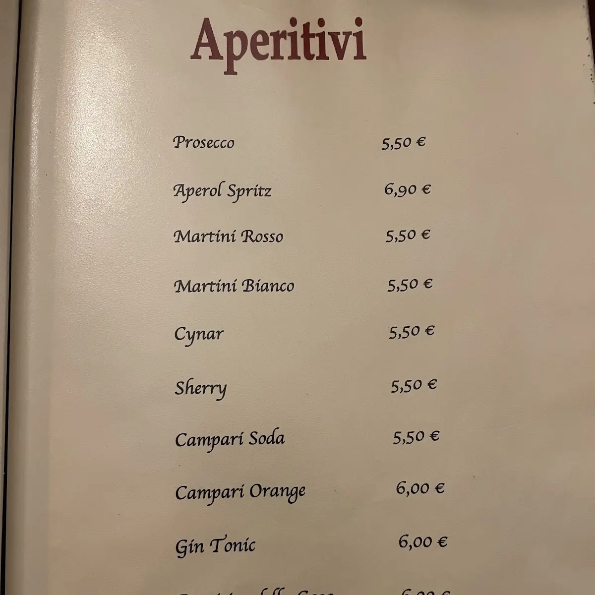 Speisekarte photo 6