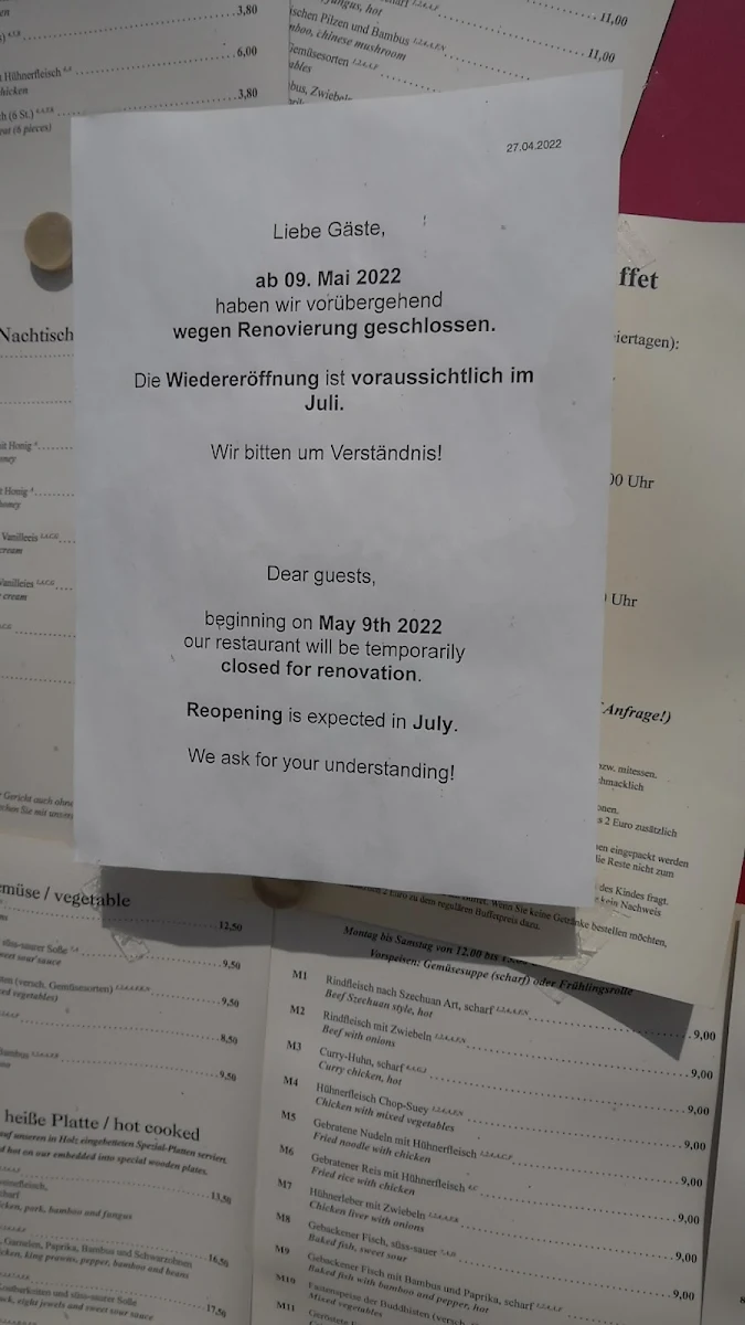 Speisekarte photo 5