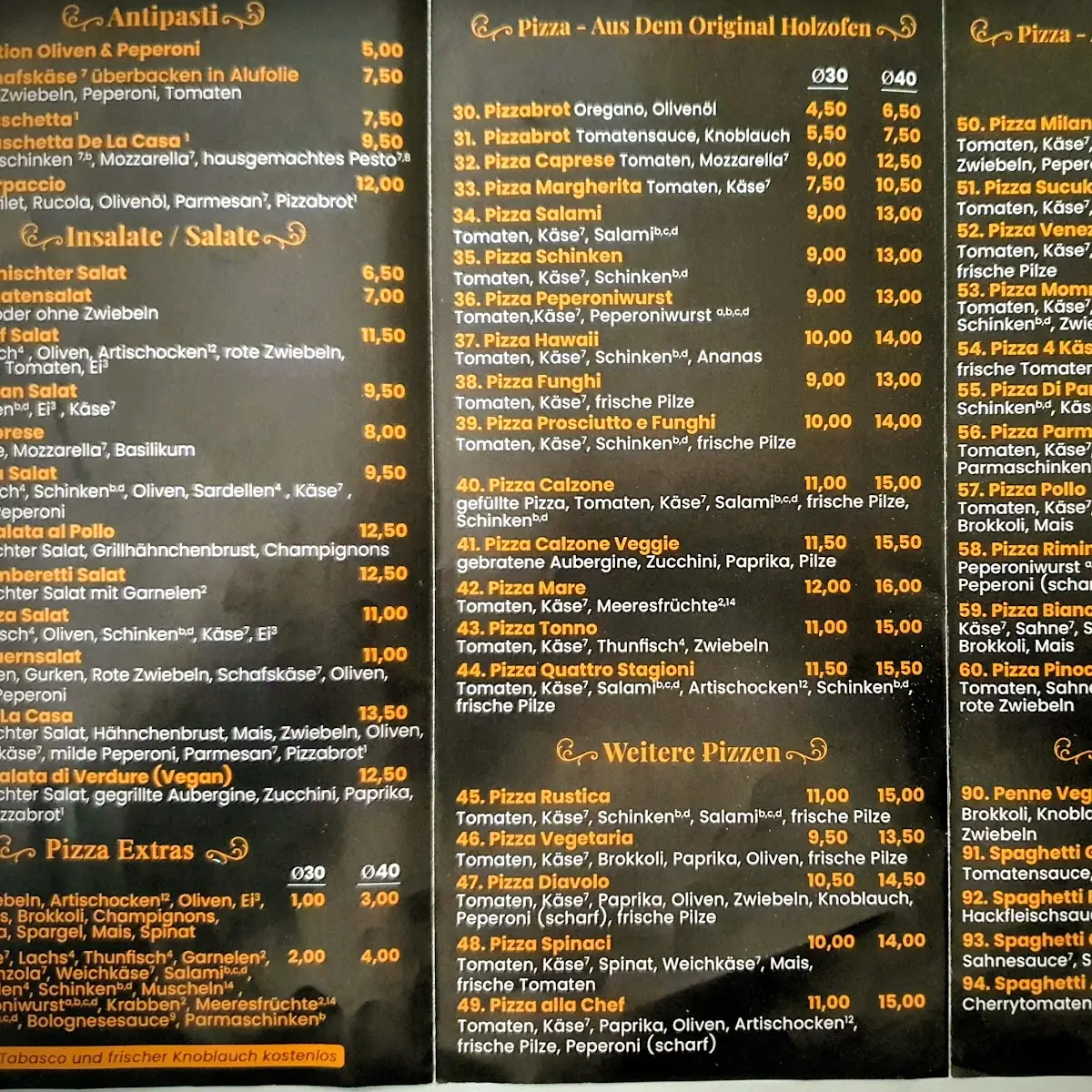 Speisekarte photo 2