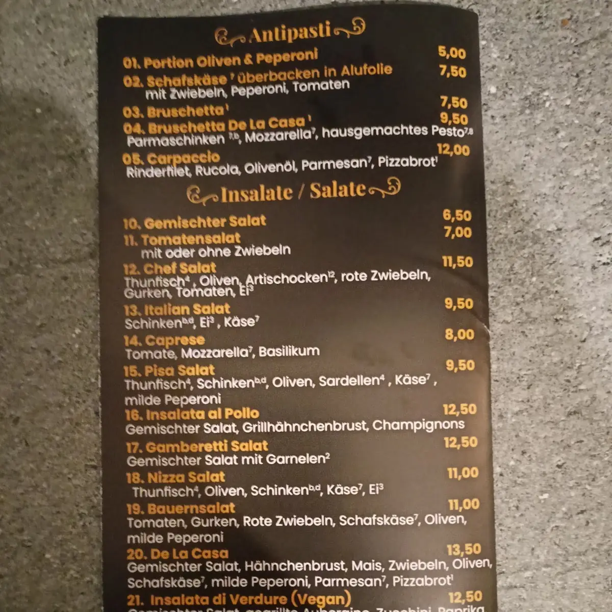 Speisekarte photo 5