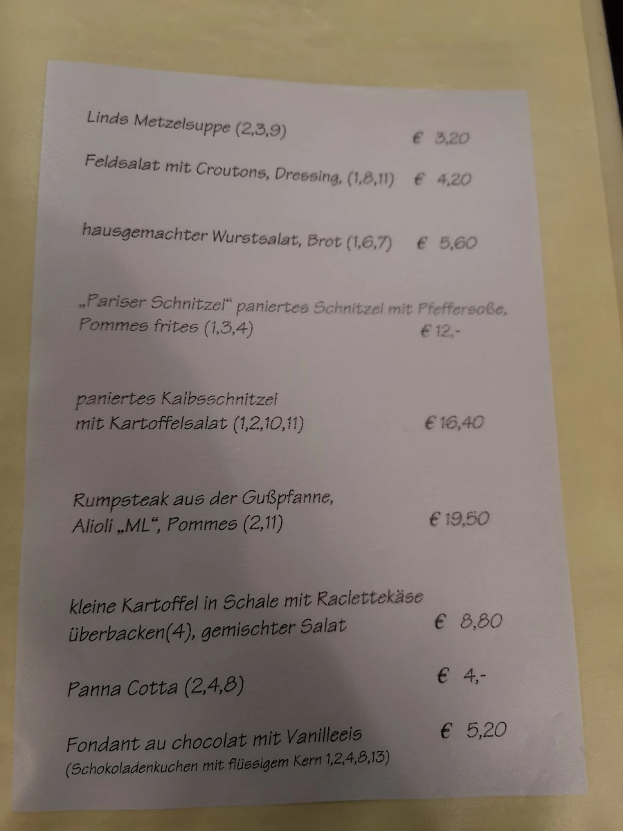 Speisekarte photo 2