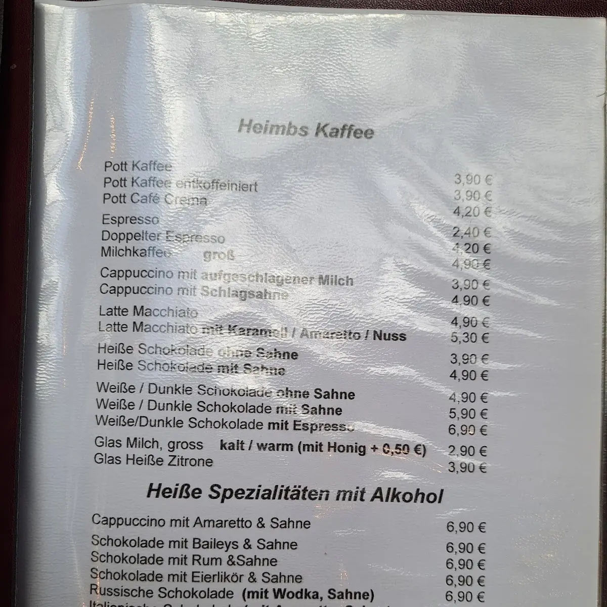 Speisekarte photo 2