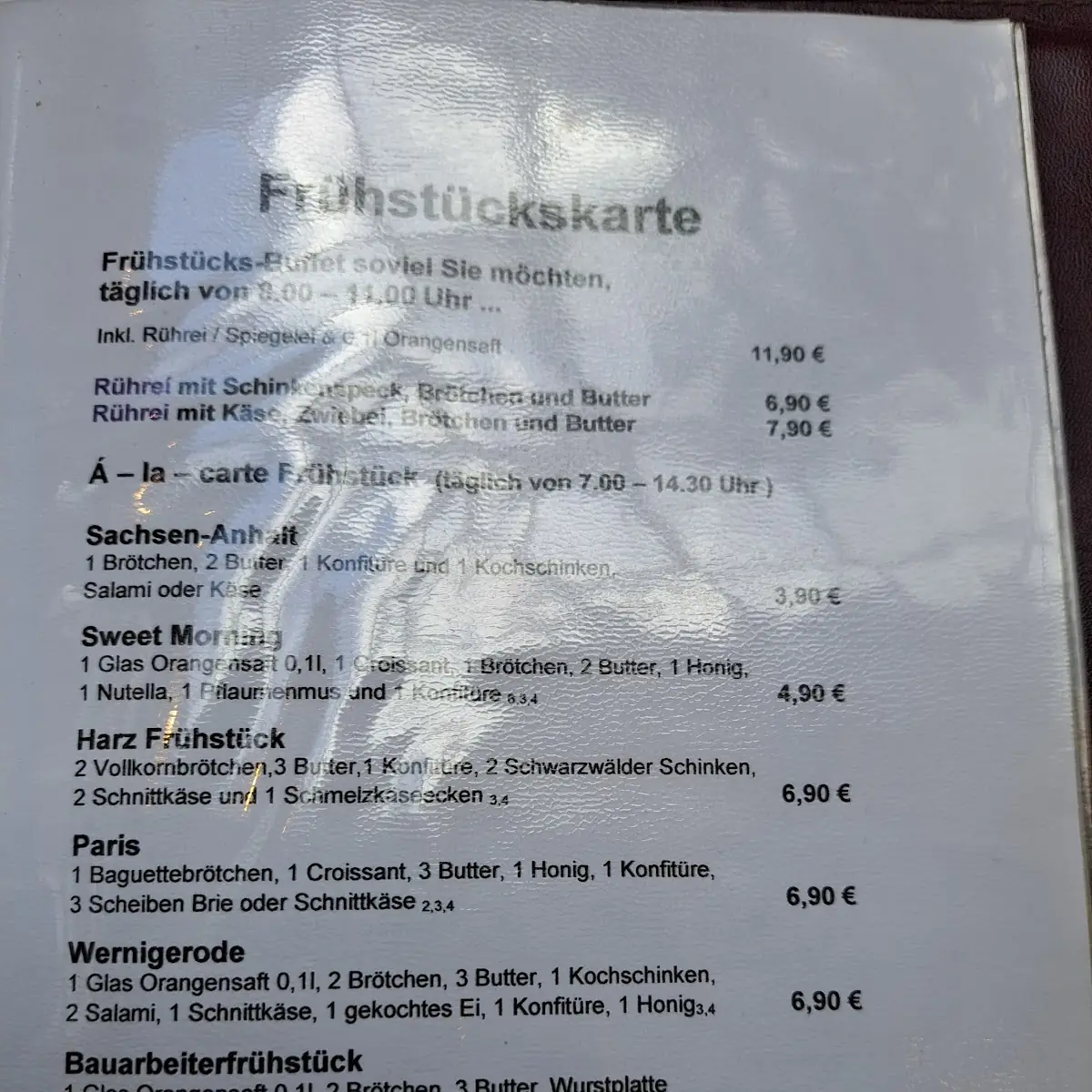 Speisekarte photo 5