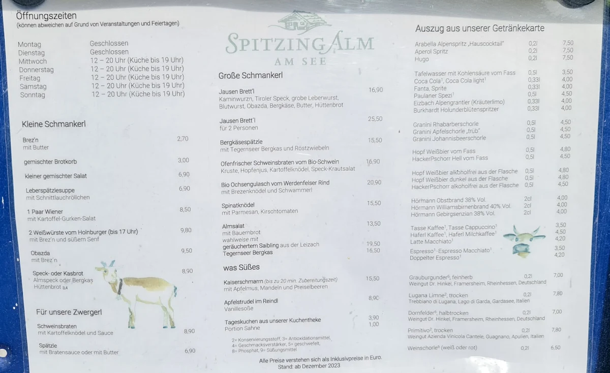 Speisekarte photo 2
