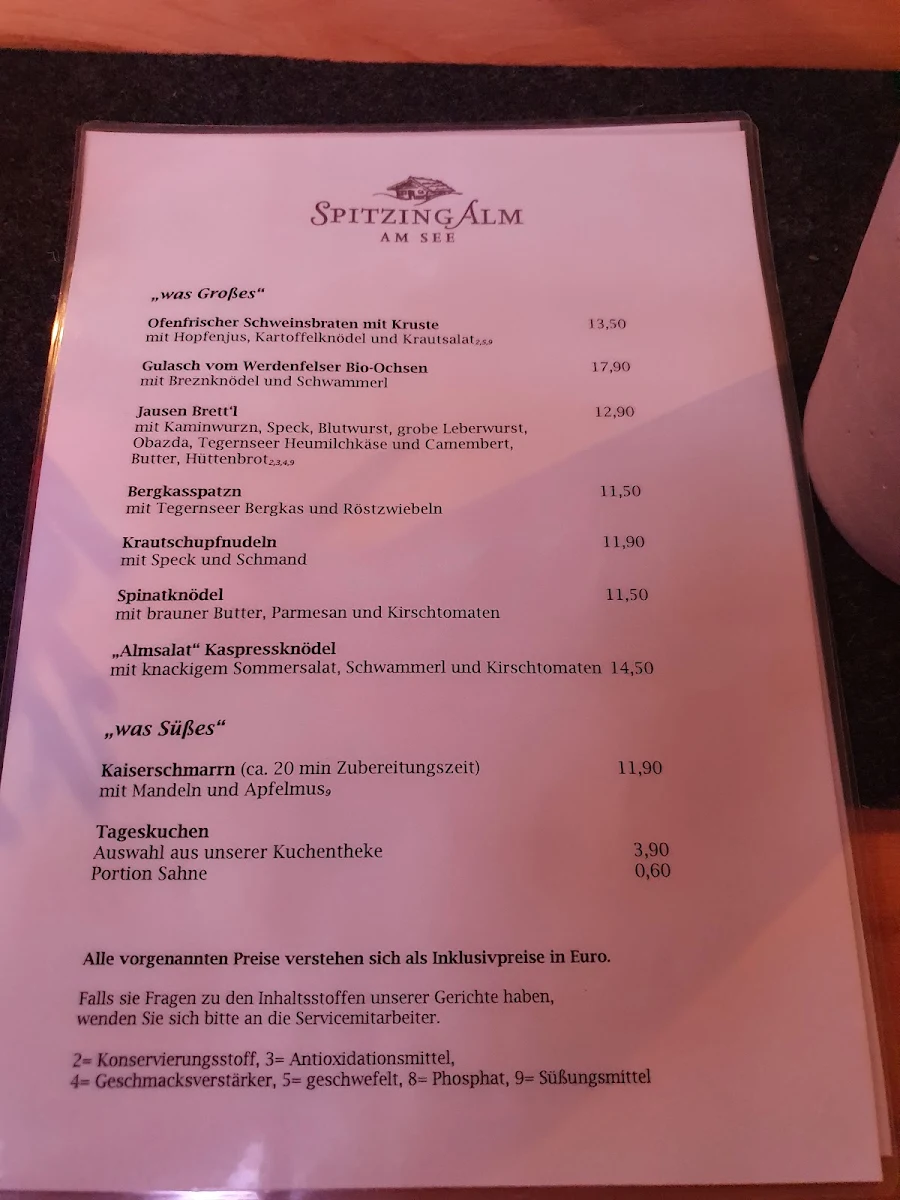Speisekarte photo 5