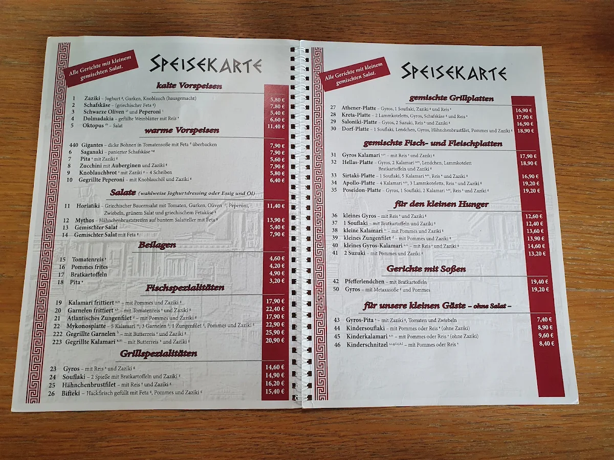 Speisekarte photo 2