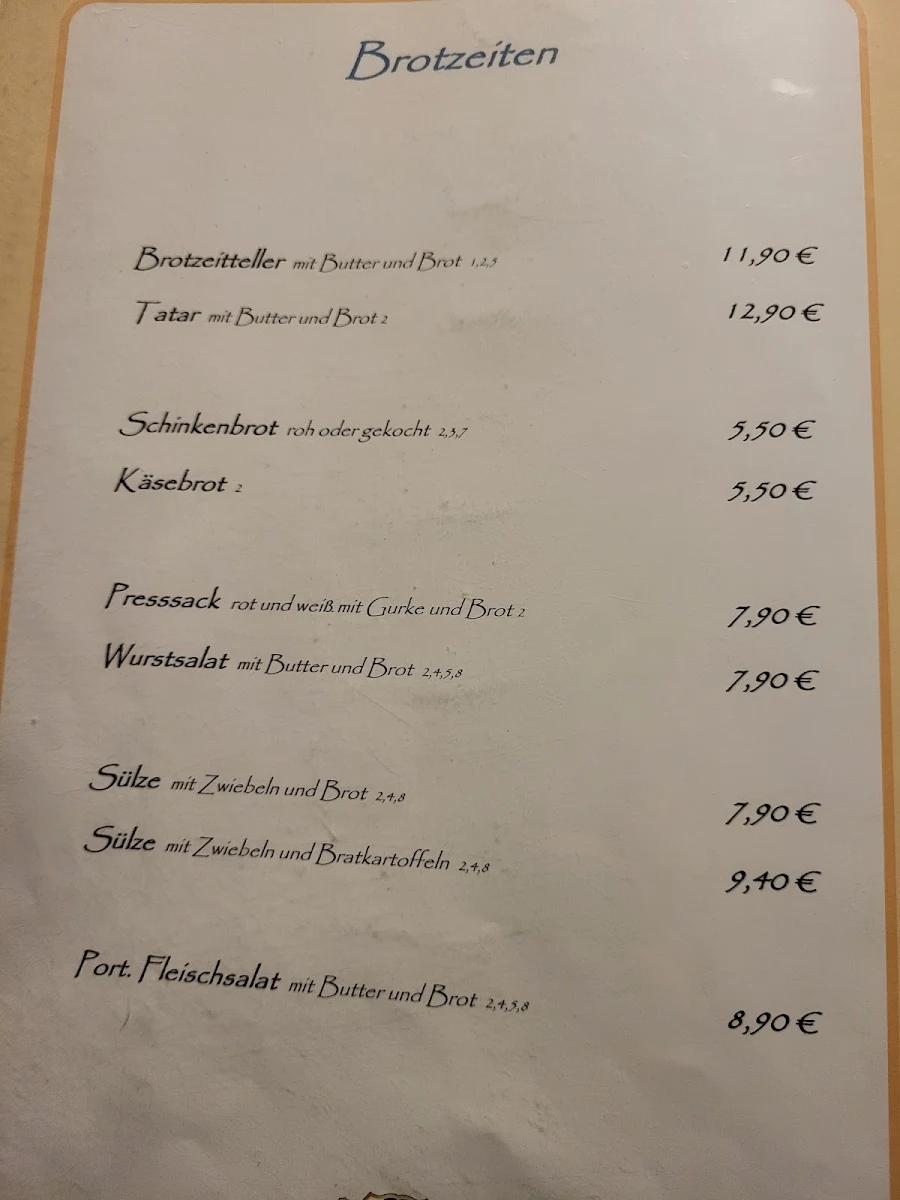 Speisekarte photo 1