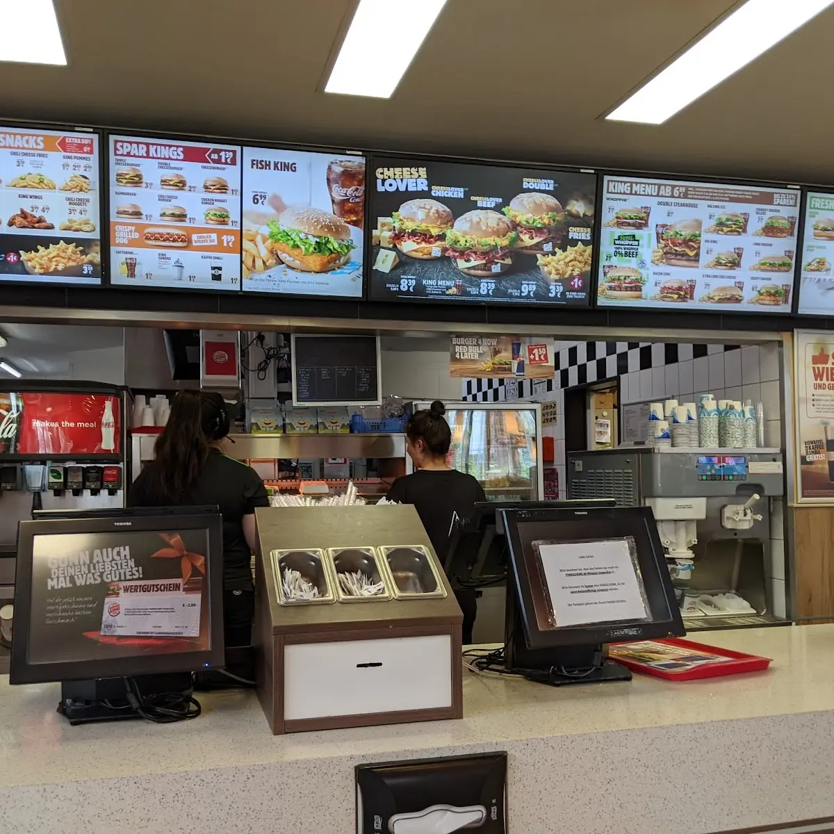 Atmosphäre, Burger King