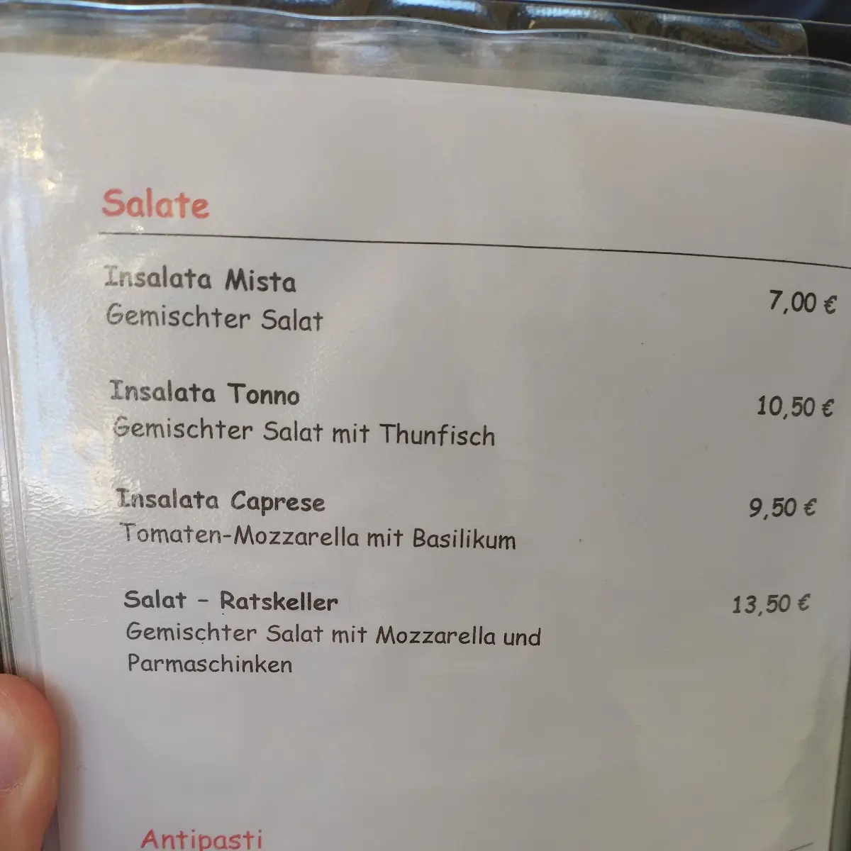 Speisekarte photo 1