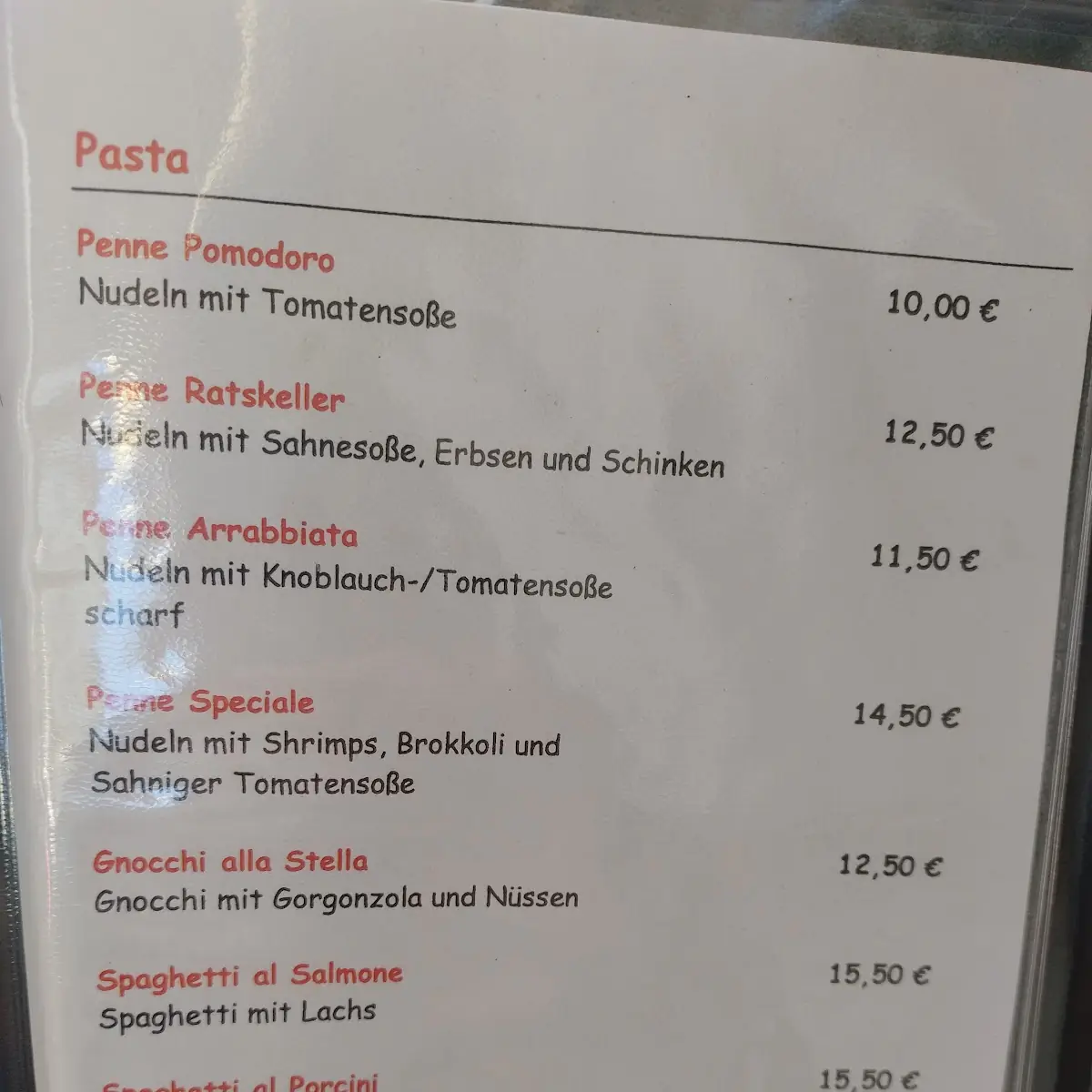 Speisekarte photo 3