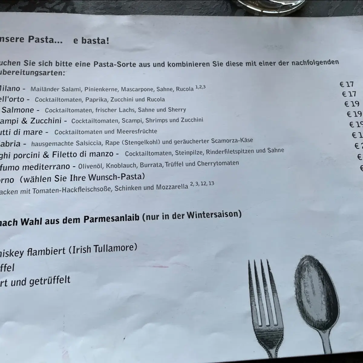 Speisekarte photo 1