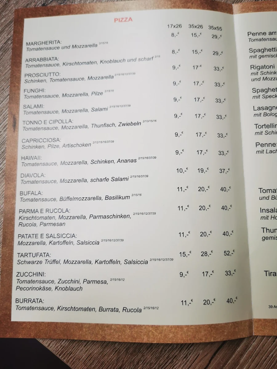 Speisekarte photo 2