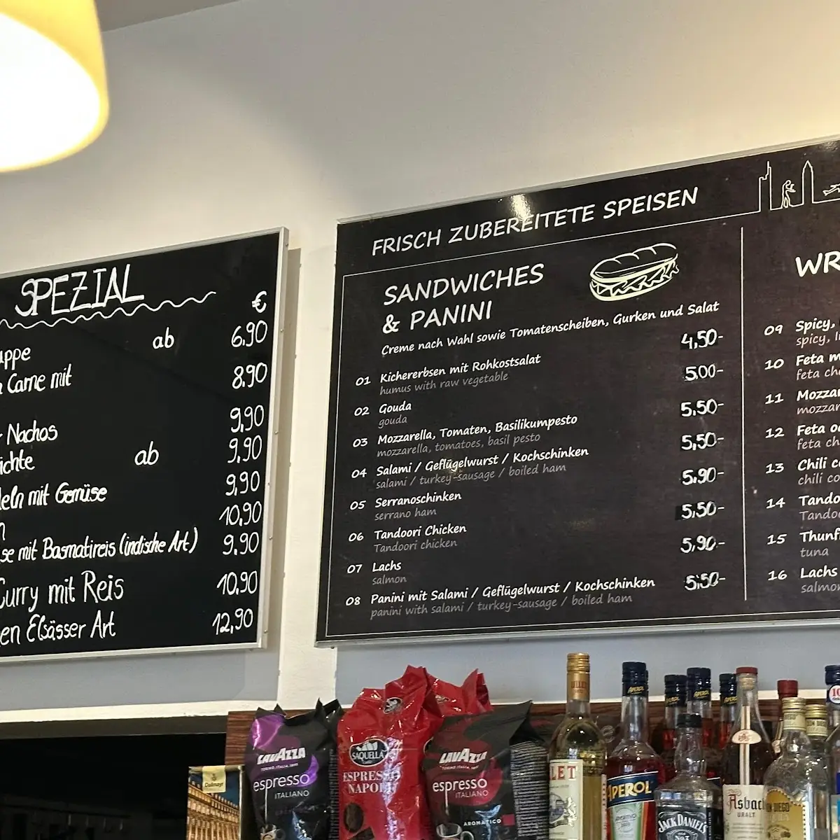 Speisekarte, Runway Sandwiches