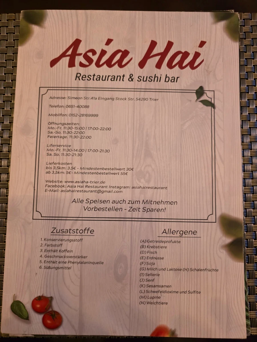 Speisekarte photo 2