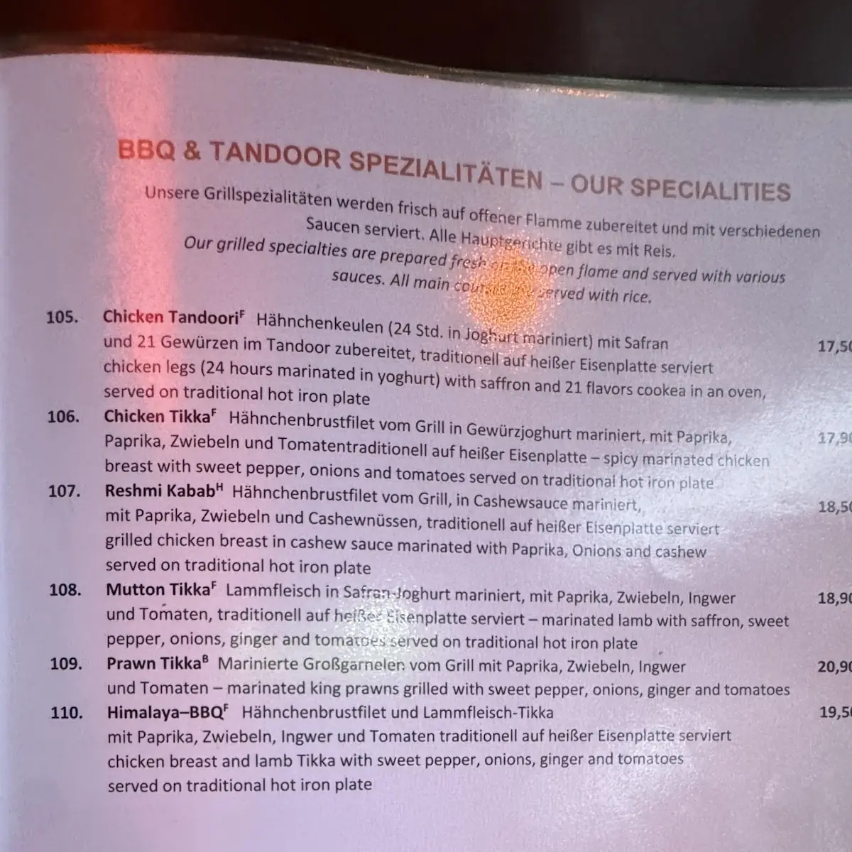 Speisekarte photo 10