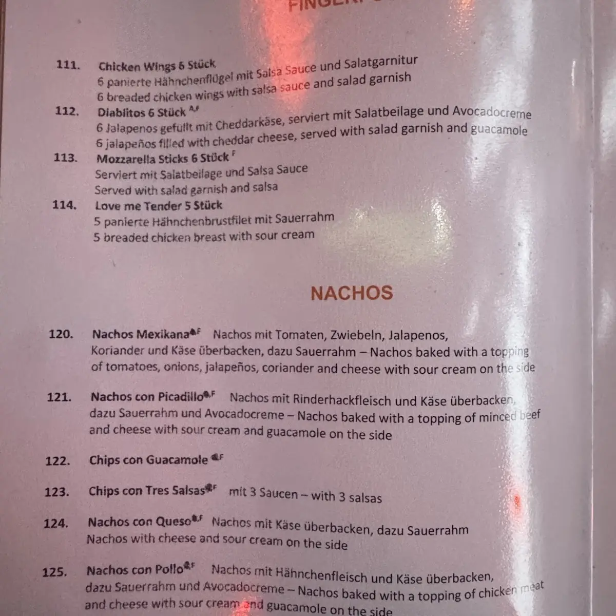 Speisekarte photo 6