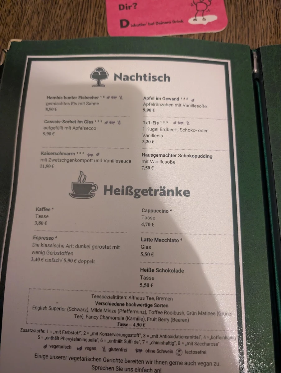 Speisekarte photo 2
