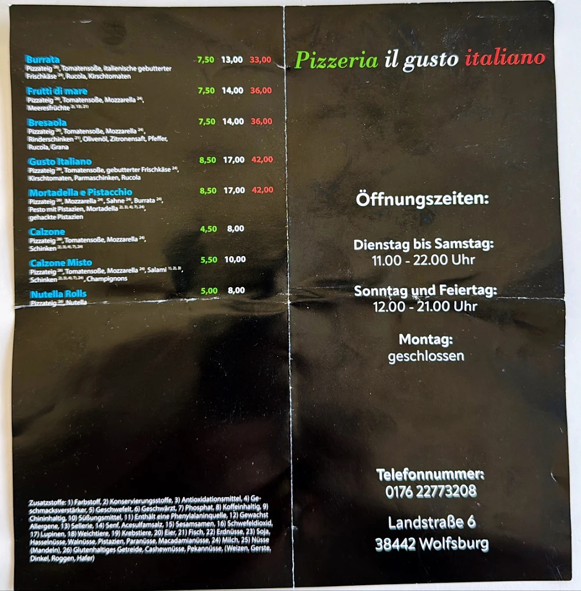 Speisekarte photo 4