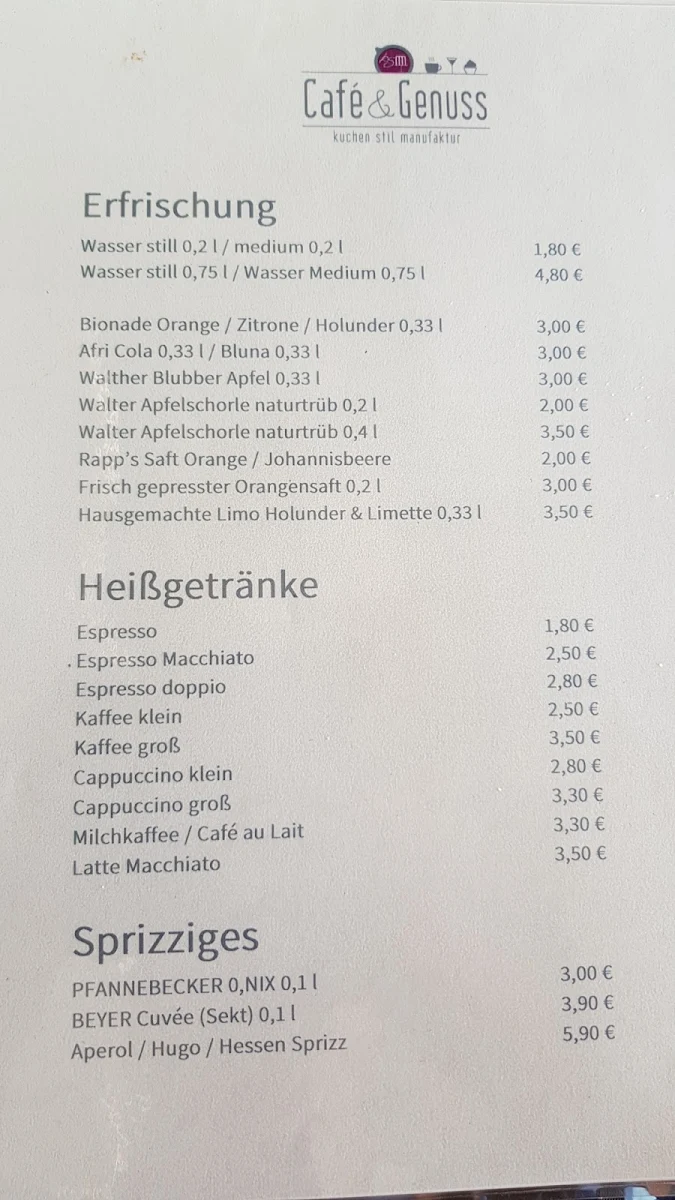 Speisekarte photo 2