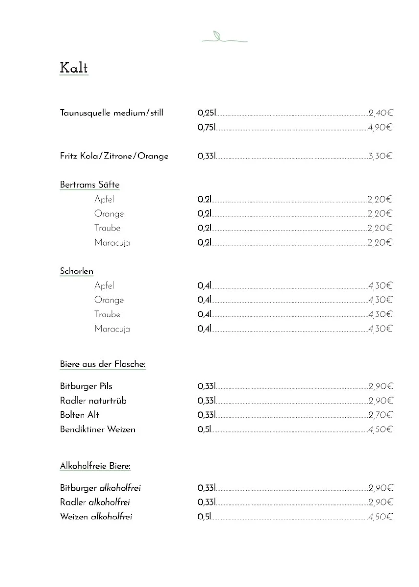 Speisekarte photo 4