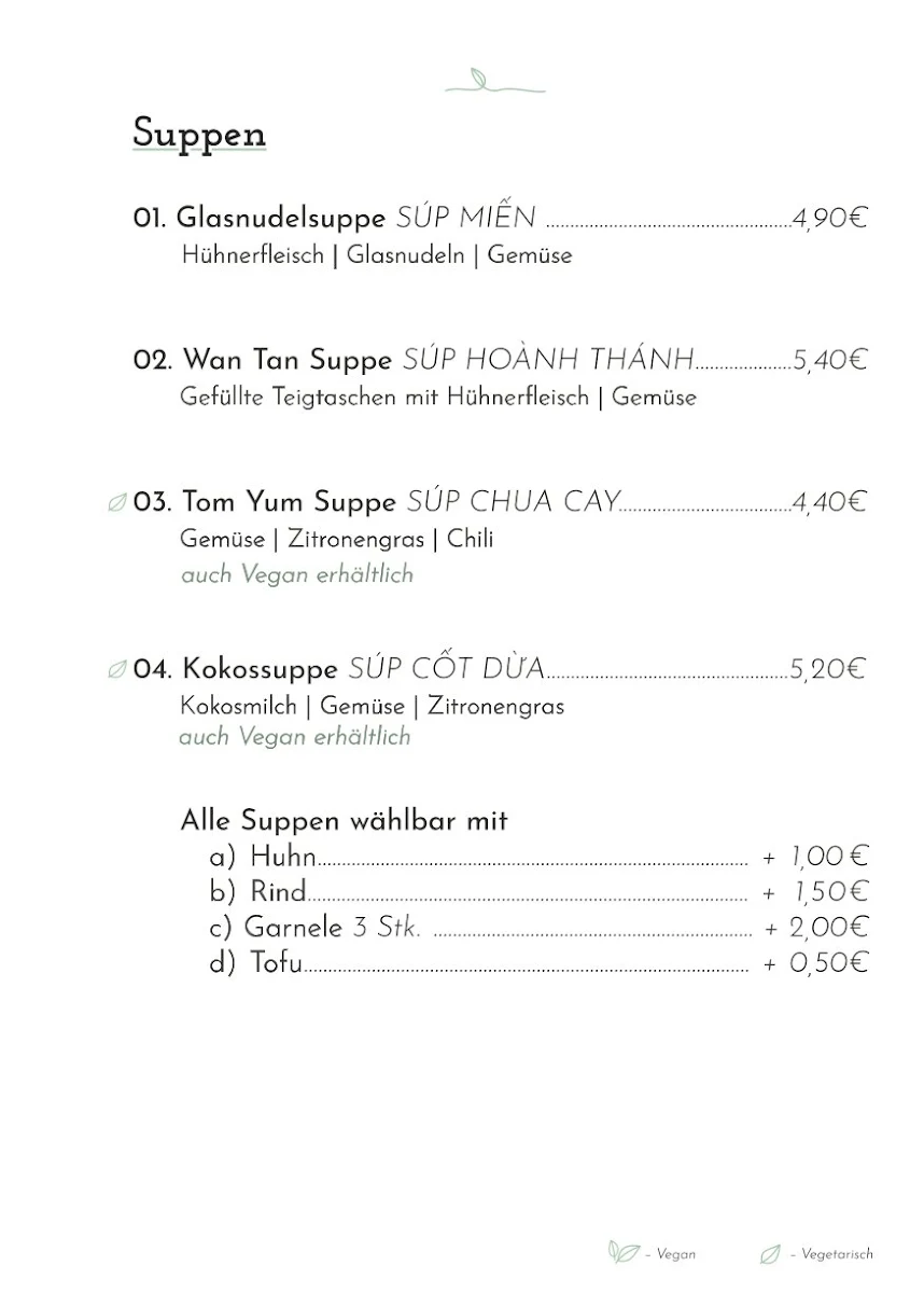 Speisekarte photo 5