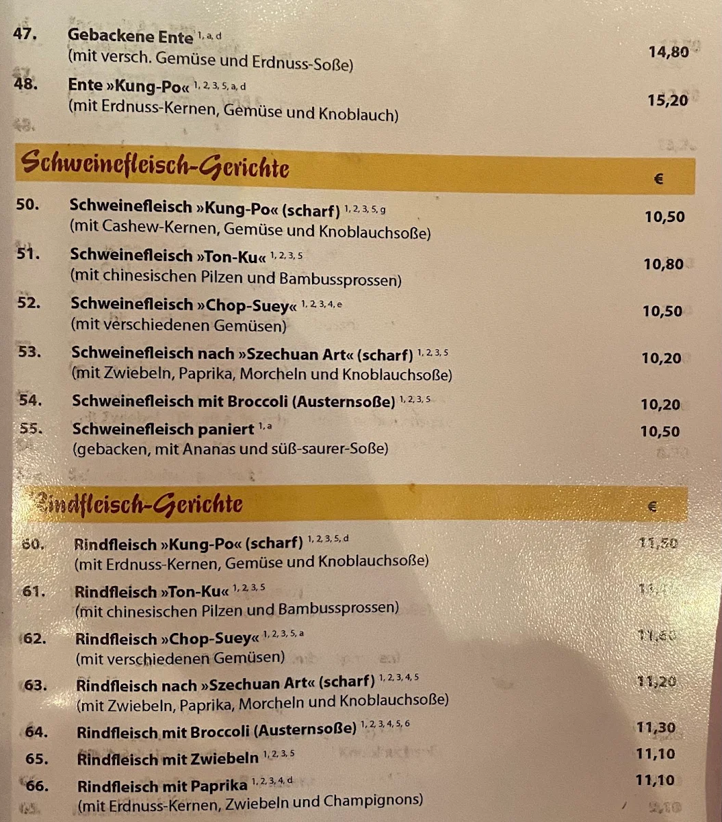 Speisekarte photo 1