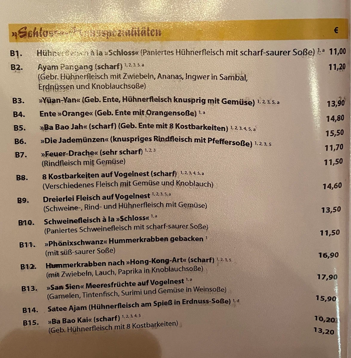 Speisekarte photo 3