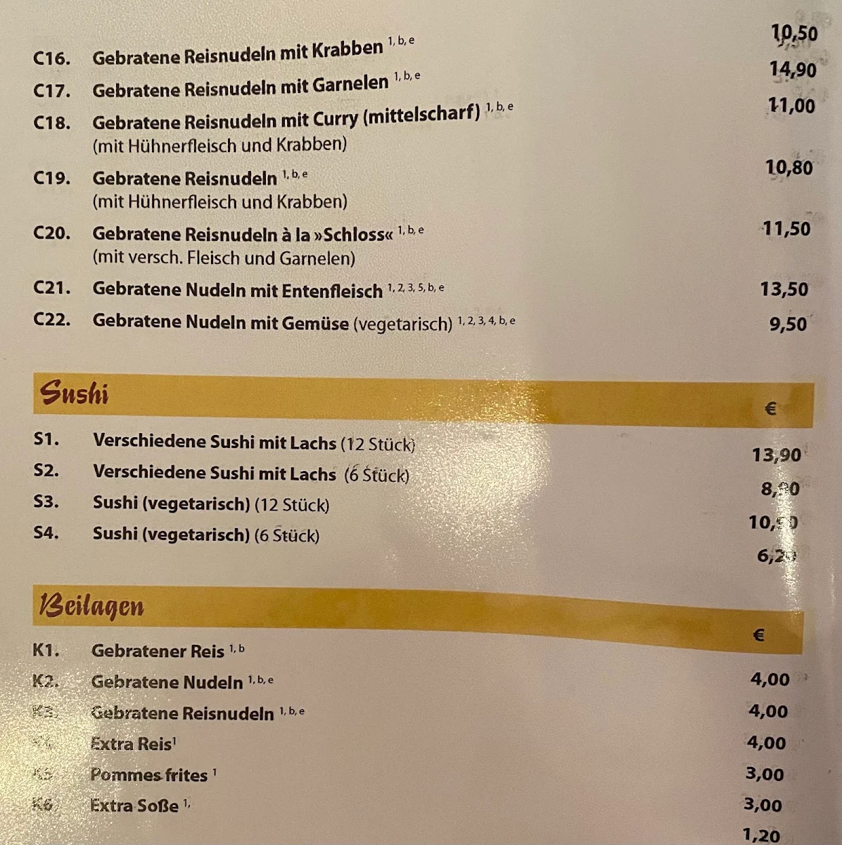 Speisekarte photo 5