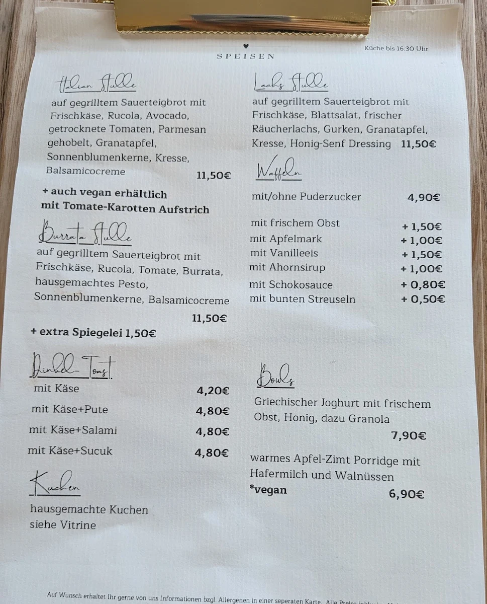 Speisekarte photo 3