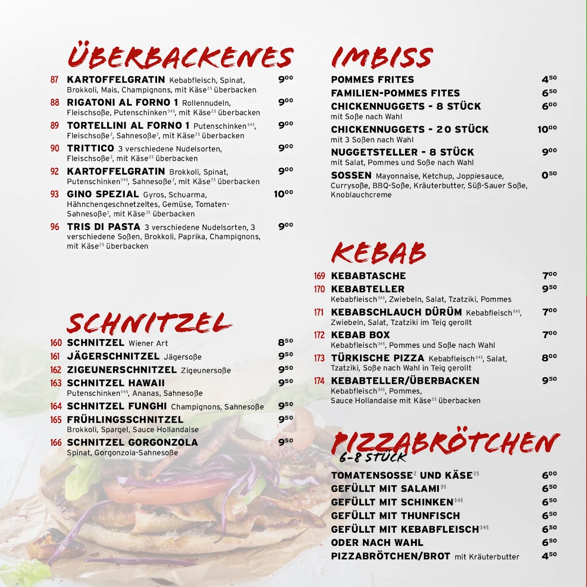 Speisekarte photo 4