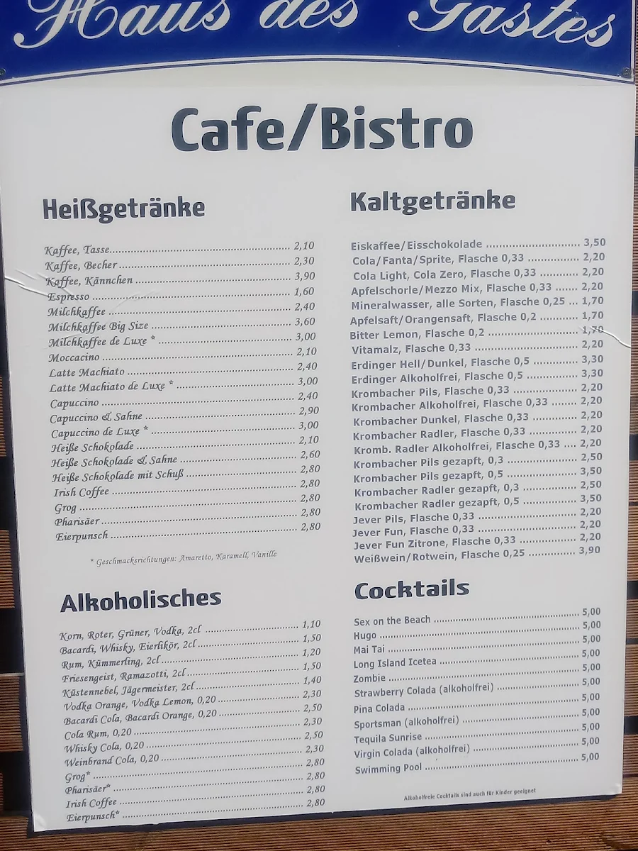 Speisekarte photo 5