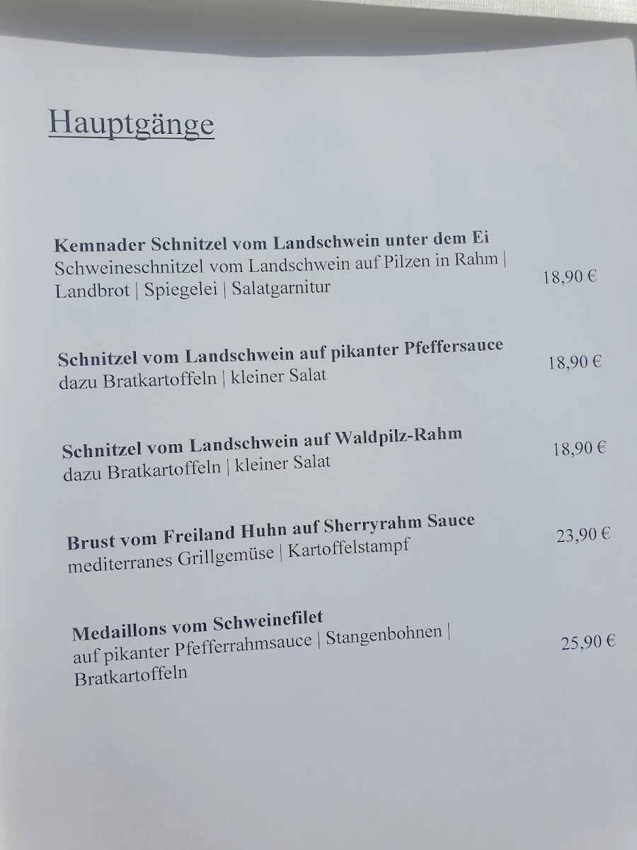 Speisekarte photo 2