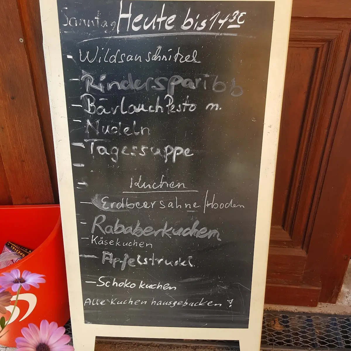Speisekarte, Zum Limousinhof - Wolfgang Fäth