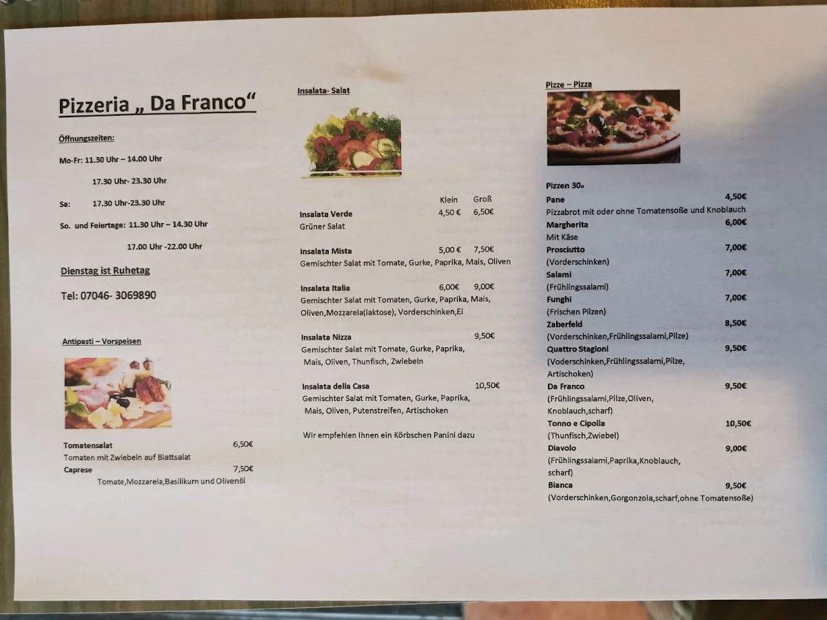 Speisekarte photo 3