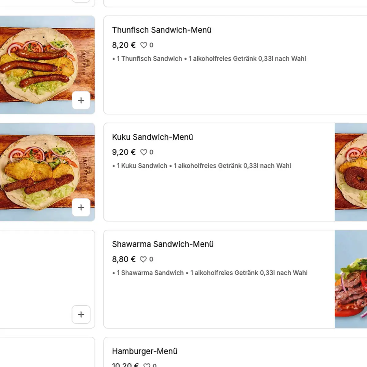 Speisekarte photo 1
