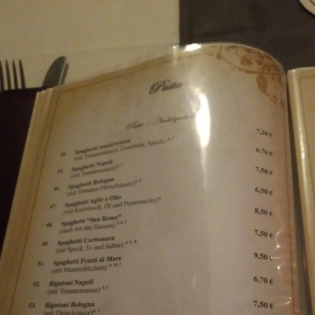 Speisekarte photo 2