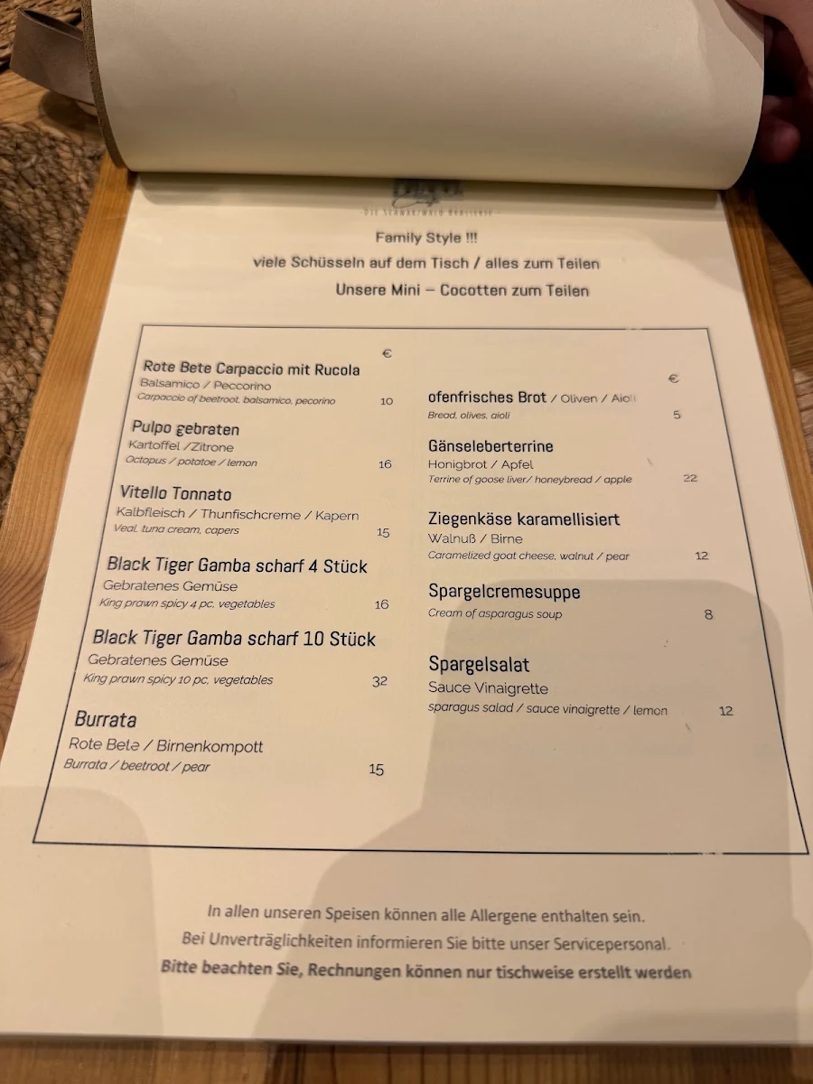 Speisekarte photo 2
