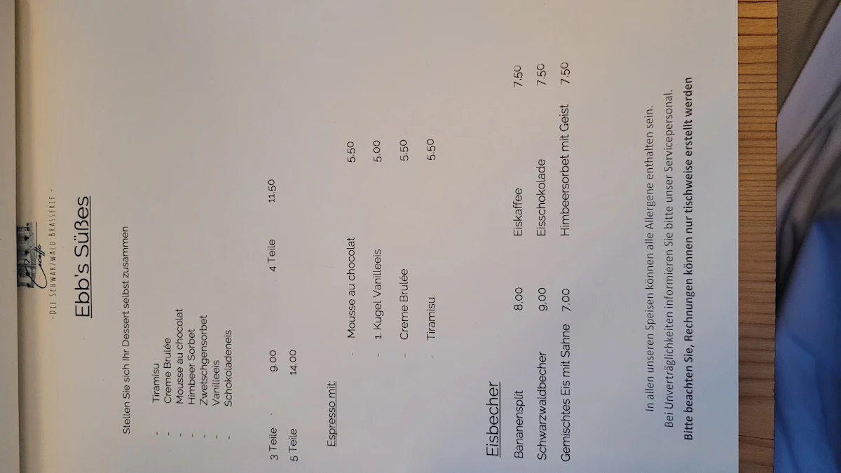 Speisekarte photo 7